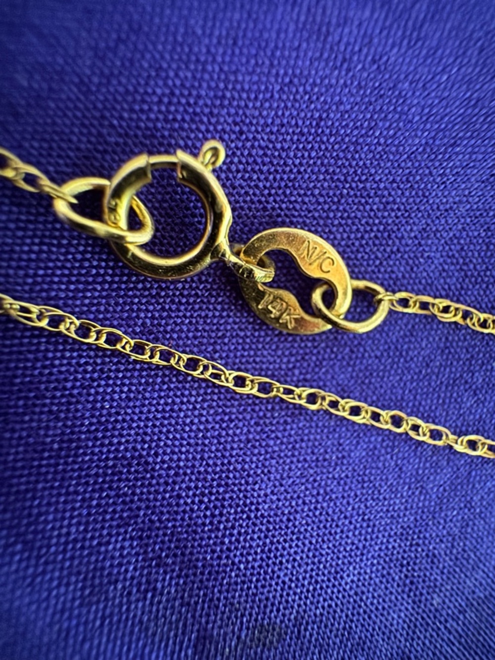 14k gold chain necklace 18 inches